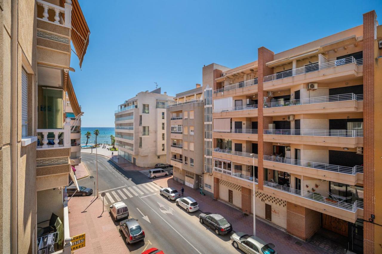 Torrevieja Playa Del Cura Con Vista Al Mar Lägenhet Exteriör bild