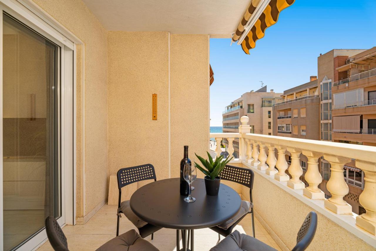Torrevieja Playa Del Cura Con Vista Al Mar Lägenhet Exteriör bild