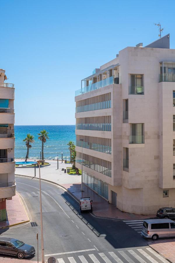 Torrevieja Playa Del Cura Con Vista Al Mar Lägenhet Exteriör bild